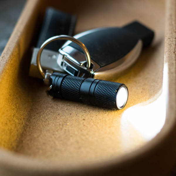Mini lommelygte USB - vandtæt