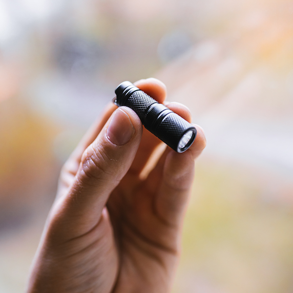 Mini lommelygte USB - vandtæt